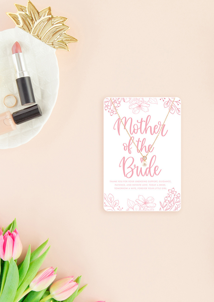 Mother of the Bride Keepsake Necklace