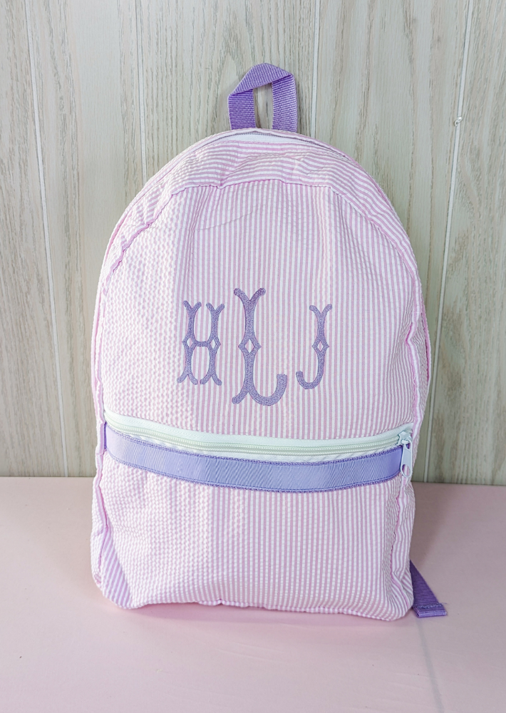 Princess Seersucker Backpack