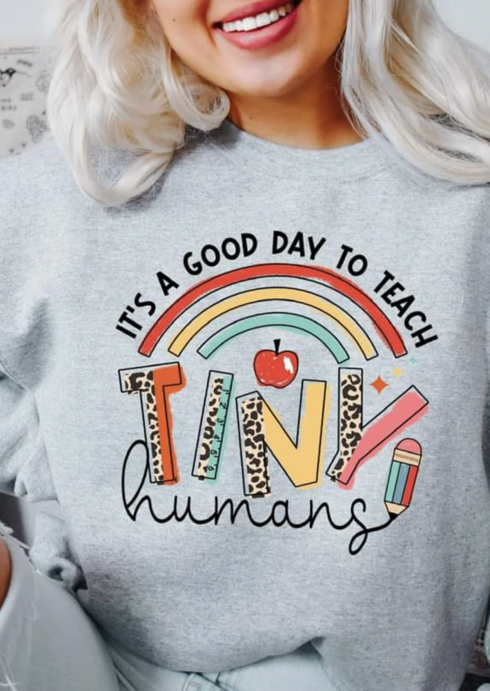 Teach Tiny Humans Crewneck