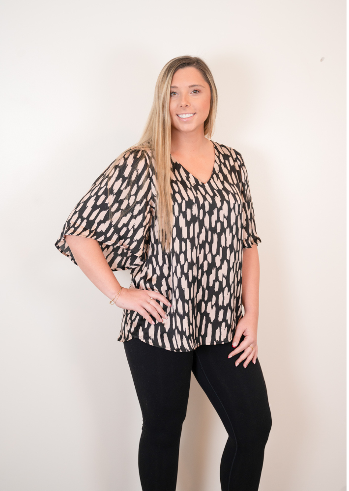 Love Me Speckled Blouse