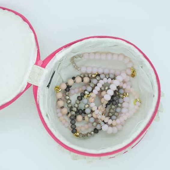 Linen Jewelry Case